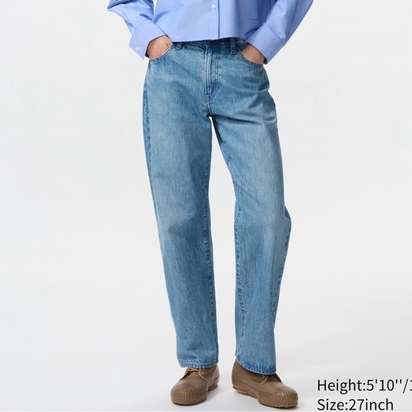UNIQLO Women's Light Wash Straight Leg Jeans - Size 22 inch - Picture 7 of 7